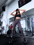 Slimming leggings with underwire 3286 - CHOCO